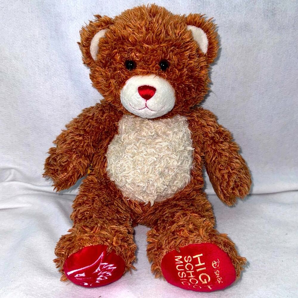 Build A Bear Disney’s High School Musical Plush Stuffed Teddy Bear Wildcats 15”